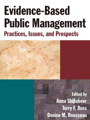 cover image of Evidence-Based Public Management